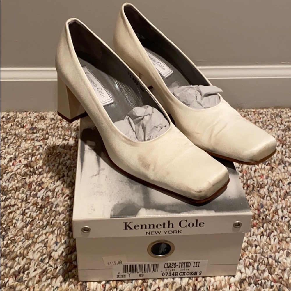 VINTAGE Kenneth Cole Wedding shoes/heels Size 9